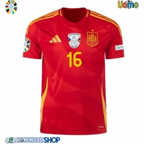 Maglie da calcio Spagna Rodri Hernandez #16 Prima Maglia Europei 2024 Manica Corta